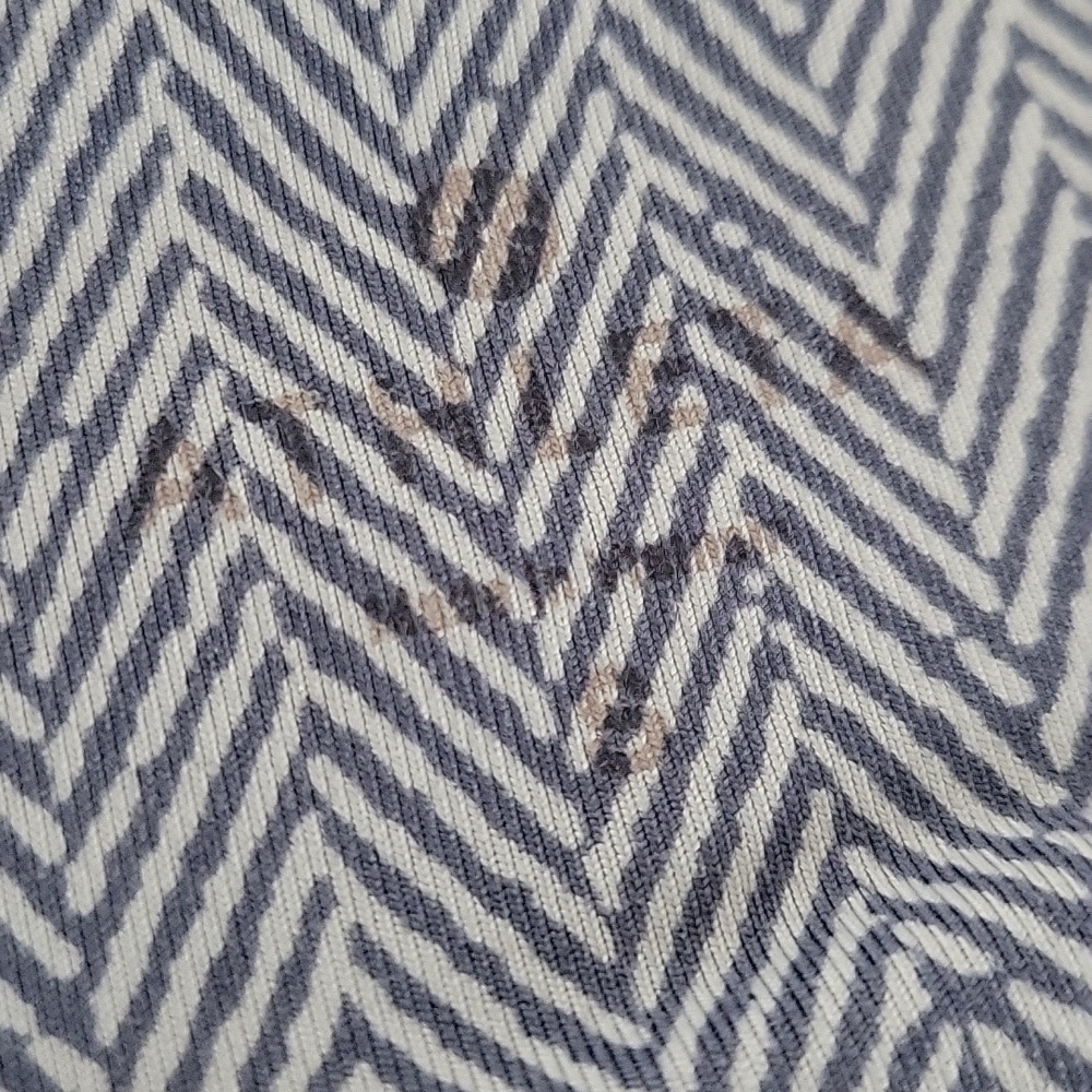 Athleta High Rise Chevron Herringbone Ankle Leggings Blue Grey Small - Picture 7 of 9